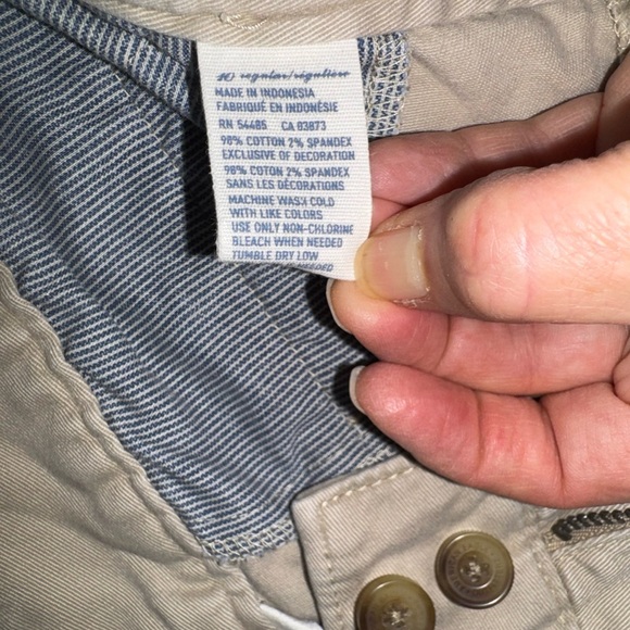 American Eagle Outfitters Light Khaki Pants Work School Casual Size 10 - Picture 9 of 9